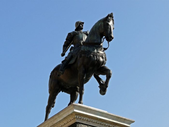 Equestrian statue of bartolomeo colleoni