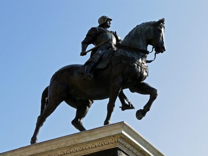 Equestrian statue of bartolomeo colleoni