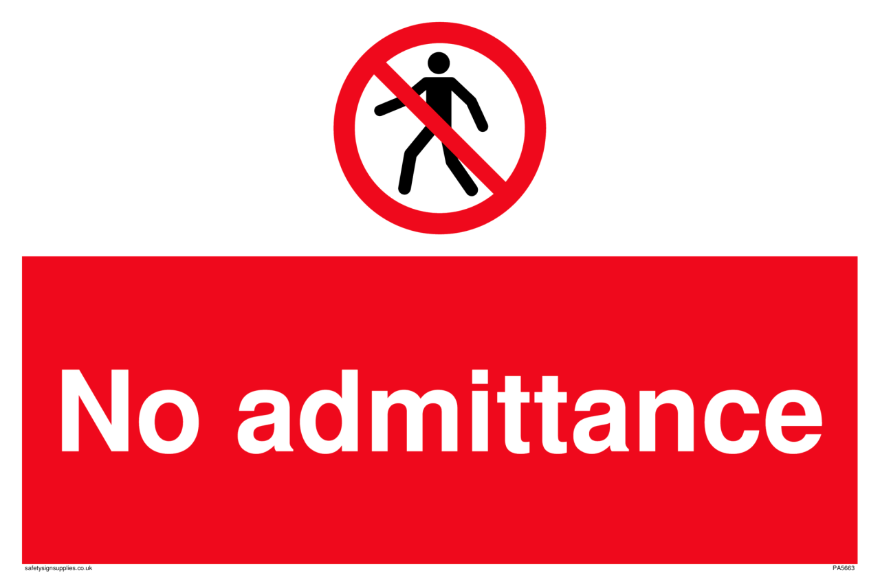 Except admittance