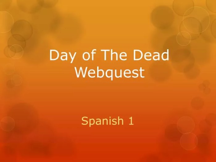 Day of the dead webquest answer key