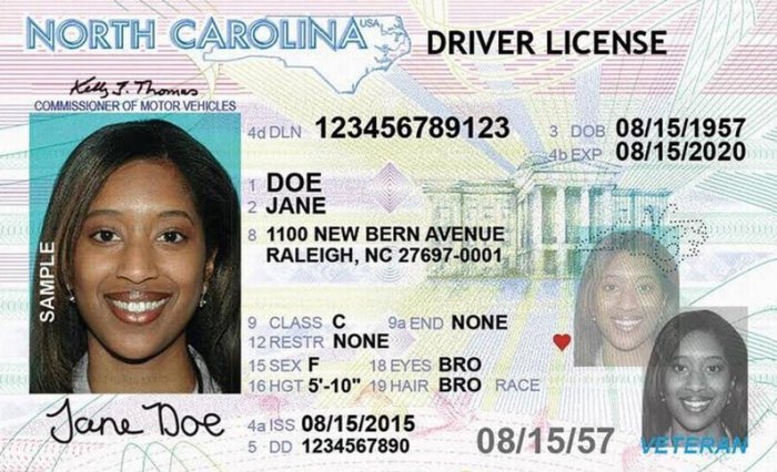 Preguntas para la licencia de conducir en north carolina