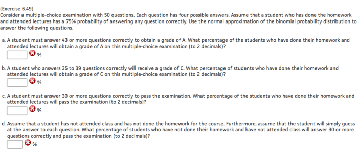 When answering a multiple choice question milady